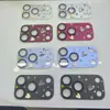 Adecuado para Apple 18 Pro Max Forma de Corazón Diamante DIY Armadura Metal Película para Lente iPhone 17 Pro Película para Cámara