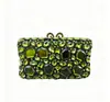 Bolso de noche único transfronterizo, bolso de noche tachonado con pedrería de cristal, bolso de noche incrustado de diamantes, cartera de mano para mujer