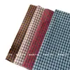 Tejido de algodón 100% teñido en hilo a cuadros para vestidos de mujer de primavera y verano, pantalones casuales y camisas