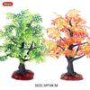 Juguete infantil simulación micro paisaje planta árbol frutal modelo paisaje árbol escena árbol arena mesa decoración animal modelo