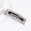 Pinza para el pelo triangular de pedrería, moderna y versátil, para mujer, elegante y a la moda, pinza lateral para la frente, accesorio para el cabello de nuevo estilo