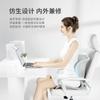 Cojín de Soporte Lumbar Estilo Japonés para Oficina Sentado Prolongado, Protección de Cuello, Espuma Viscoelástica Ergonómica, Corrección de Postura, Asiento Moldeador de Cadera, Silla de Computadora
