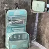 Bolsa de Tocador Multifuncional con Zonas, Gran Capacidad, Logo Personalizable, Gancho para Colgar de Mano, Repelente al Agua, Bolsa de Almacenamiento Portátil