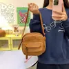 Pana Otoño 2025 Nueva Moda Color Sólido Estilo Campus ins Chica Fresca Tendencia Bolso Pequeño Cruzado al Hombro