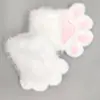 Luvas de Pelúcia Super Fofas, Exposição de Anime Bidimensional Fantasia de Animal Adereços de Cosplay, Luvas Sem Dedos Simuladas de Garra de Animal, Luvas Coloridas