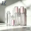 Tubos de Brillo de Labios de Doble Capa Redondos Jinze para Pedidos, Envases de Brillo de Labios, Materiales de Empaque de Tubos Vacíos de Plástico