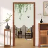 Nueva Cortina de Puerta Estilo Chino Cortina Divisoria para Dormitorio 2026 Nueva Cortina de Privacidad de Gama Alta para Uso Doméstico, Cortina Estilo Nacional para Cocina y Baño