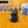 Cien Mau Estilo Original de Talla de Madera Postura de Pie Miau Miau Adornos de Muñeca de Resina Lindo Muppet Decoraciones Creativas para el Hogar y Escritorio