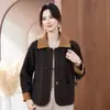 2026 Ropa Coreana para Madres Elegante Primavera Otoño Invierno Adelgazante Favorecedora Chic Nuevo Estilo Chino Estilo Nacional Talla Grande Chaqueta Versátil