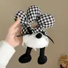 Lindo Scrunchie de Flor de Trasero de Mickey Puntos Dibujo Animado Lindo Goma para el Cabello Muñeca 3D Rodete Cola de Caballo para Mujer
