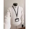 Nuevo suéter de punto para hombre de otoño e invierno con media cremallera y cuello alto con patrón trenzado estilo old money, venta al por mayor de fábrica transfronteriza