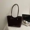 Bolsa de Grande Capacidade para Mulheres, Bolsa Tote Coreana de Nicho de Luxo para o Dia a Dia, Bolsa de Ombro Casual da Moda, Bolsa de Mão Simples