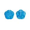 Contas de Vidro Gelatina Bicolor de 15mm Contas Soltas de Flor Gêmea Material para Pulseiras e Brincos DIY Criativos Feitos à Mão