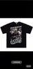 Nueva camiseta de verano retro americana de baloncesto para hombre de manga corta con un divertido estampado de Morant con doble pistola, corte holgado