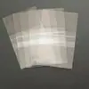 En Stock Bolsas Opp Transparentes Autoadhesivas de 12 Micras de Grosor, Bolsas con Cierre Zip, Bolsas Cuadradas para Colección de Tarjetas, Bolsas Pequeñas para Joyería