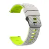 Adequado para Série de Relógios Samsung/Huawei/Xiaomi Pulseira Esportiva de Silicone Bicolor Sarja 22mm Universal