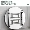 Mesa Dobrável de Aço Inoxidável 304, Barraca Redonda para Churrasco ao Ar Livre, Mesa Redonda Grande para Barracas de Comida, Mesa de Jantar Comercial
