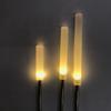 Suministro directo de fábrica de luces de caña de fibra óptica LED, luces para césped resistentes al agua para exteriores montadas en el suelo, iluminación de áreas escénicas, luces de caña para plazas.