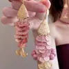 Pendientes Únicos y Creativos de Pez Rosa de Europa y América, Modernos y Versátiles, con un Diseño de Nicho y un Sentido de Sofisticación