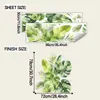Pegatinas de Pared Fun-C168 Hoja Verde de Monstera Pintada Fresca para Decoración y Embellecimiento de Sala de Estar y Entrada, Autoadhesivas, Venta al por Mayor para Exportación