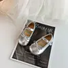 Zapatos Mary Jane para Niñas, Suela Suave de Cuero, Moño, Zapatos de Princesa Estilo Coreano, Zapatos Individuales de Otoño para Niños, Zapatos de Cuero de Moda para Niños Pequeños
