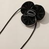 Estilo Princesa Francesa Original Lujo Ligero Versátil Tela Rizo Flor de Cinco Pétalos Cadena de Cuello Hecha a Mano DIY Accesorios