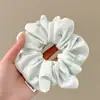 Elástico para el Cabello Satinado Elegante de Lunares Estilo Coreano Versátil Scrunchie Retro Accesorio Duradero para el Cabello Tocado