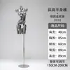 Soporte de exhibición de modelo de lencería, maniquí de medio cuerpo para escaparate de tienda de lencería, sujetador, accesorios para lencería masculina, cuerpo dummy electrochapado