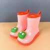 Botas de Chuva Infantis, Sapatos de Água de Desenho Animado Removíveis Femininos, Botas de Chuva Impermeáveis Antiderrapantes, Crianças Pequenas, Crianças de Tamanho Pequeno e Médio, Botas de Bebê Atacado