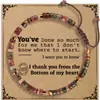 Pulsera tejida con cuentas transfronteriza nueva 2025, de moda, simple, creativa, joyería de nicho, regalo para mejores amigas y hermanas