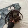 Bolso Exquisito y Elegante Retro de Peluche con Estampado de Leopardo para Mujer, Mochila Versátil Linda de Moda Nueva 2026 de Alta Gama