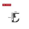 Adequado para Toyota Tantu 14-21 adesivos indicadores de engrenagem adesivos decorativos de fibra de carbono modificação interior acessórios interiores do carro
