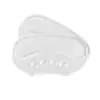 Almohadillas de talón invisibles transparentes de silicona transfronterizas, amortiguación suave de GEL, anti-rozaduras y antideslizantes, inserciones de talón de media talla