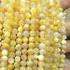 Concha Blanca Natural Concha de Mariposa Cuentas Sueltas Redondas Pulsera con Cuentas Collar Joyería DIY Accesorios Hechos a Mano Semiacabados