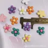 Accesorios de Joyería de Resina con Flores Brillantes para DIY Cuerda para el Cabello Pasador Vaso de Agua Hebilla de Zapato Adornos Llavero Muñeca Imán para Nevera