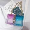 Bolsos Verano 2025 Nuevo Bolso de Gelatina Degradado Moda Contraste de Color Bolso de Cadena Bandolera Bolso de Hombro Bolso Pequeño de Mujer