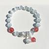 Pulseira de Cristal Rosa Opala Pulseira de Cristal Pulseira Feminina de Alta Qualidade Lua Cinzenta Pulseira de Cristal Morango Pulseira Simples de Citrino