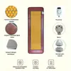 Envio transfronteiriço de almofada de sofá com aquecimento elétrico de pedra de turmalina hexagonal e germânio para assento de três pessoas, almofada de compressa quente e sauna, almofada para casa