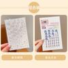 Adesivos de Maquiagem Facial Super Fada Infantil Concha Pérola Strass Borboleta Menina Bebê Maquiagem para Apresentação Adesivos Faciais de Diamante Adesivos para Canto dos Olhos