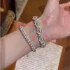 Anel de Pérola Estilo Francês Feminino Nicho Alto Padrão Luxo Leve Zircônia Super Brilhante Anel de Casal Novo Estilo Chinês Simples Versátil Pulseira