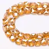 Cuentas Cuadradas Planas de Rejilla de Cristal Galvanizado para Joyería DIY Ropa Pendientes Collar Cadena de Teléfono Hecha a Mano Materiales Accesorios para Cuentas