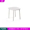 Mesa de Centro de Sofá de Pizarra para Exteriores Nórdico Mesa Auxiliar Redonda Ocio al Aire Libre Casa de Huéspedes Mimbre Balcón Sala de Modelos Silla de Mimbre