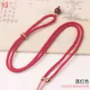 Cadena para Clavícula Semi-Terminada Cordón para Colgante de Cruz con Cuenta Dzi Hecho a Mano Hebilla de Seguridad Cordón Unisex de Gama Alta