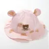 Sombrero de cubo para bebé sombrero de cuenca para bebé versátil sombrero de malla para el sol protección solar transpirable verano súper lindo para salidas lindo