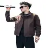 Chaqueta casual de cuello mao, nuevo estilo de ropa de trabajo, ropa para hombre con un look fresco y elegante, marca 2025, abrigo moderno para hombre de primavera y otoño