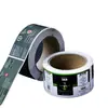 Etiquetas adhesivas personalizadas con diseño de soporte de impresión flexible a partir de imágenes proporcionadas, adecuadas para el empaque de productos de marca y el etiquetado de códigos de barras