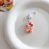 Lindo Colgante Llavero de Gato Kt Estilo Girly Colgante de Dibujos Animados para Bolsa Accesorios para Mochila de Estudiante Mejor Amiga Pequeño Regalo