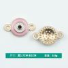 Al Por Mayor Nuevo Collar Pulsera Aleación Patrón Ojo del Diablo Versión Coreana Goteo de Aceite Doble Colgante Pequeño Joyería Accesorios DIY