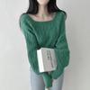 Suéter Grossinho Trançado para Mulheres, Nova Roupa de Outono e Inverno com Design Estiloso e Único, Peça Básica de Tricô Slim Fit e que Valoriza a Silhueta