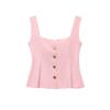 Aliexpress Transfronterizo Ropa Europea y Americana al por Mayor 2025 Principio de Primavera Nuevo Estilo Falda Corta Bajo Elástico Estilo Chaleco Top